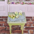 Load image into Gallery viewer, Artisan Easter Pastel Donut Baking Board Miniature Dollhouse 1:12
