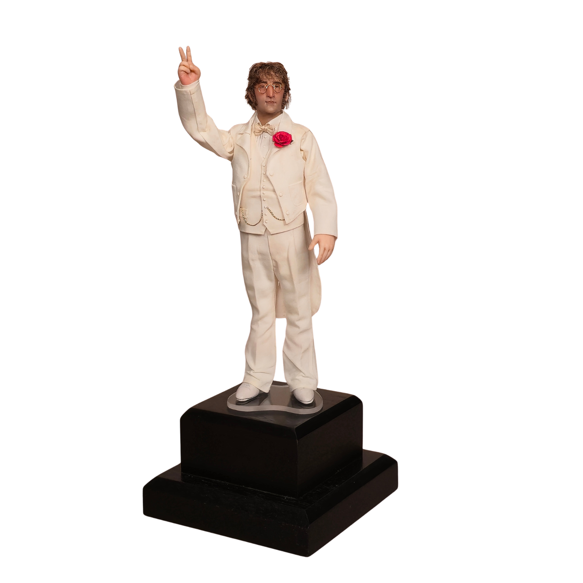 RESERVED FOR Brian Epstein John Lennon Doll Magical Mystery Tour 1967 by Sharon Cariola, Signed 2014