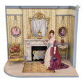 Load image into Gallery viewer, Gale Elena Bantock IGMA Victorian Drawing Room Vignette with Beautiful Doll
