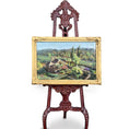 Load image into Gallery viewer, 1:12 miniature oil painting, Garden in Bloom, by Japanese artisan Masaya Okada, isolated
