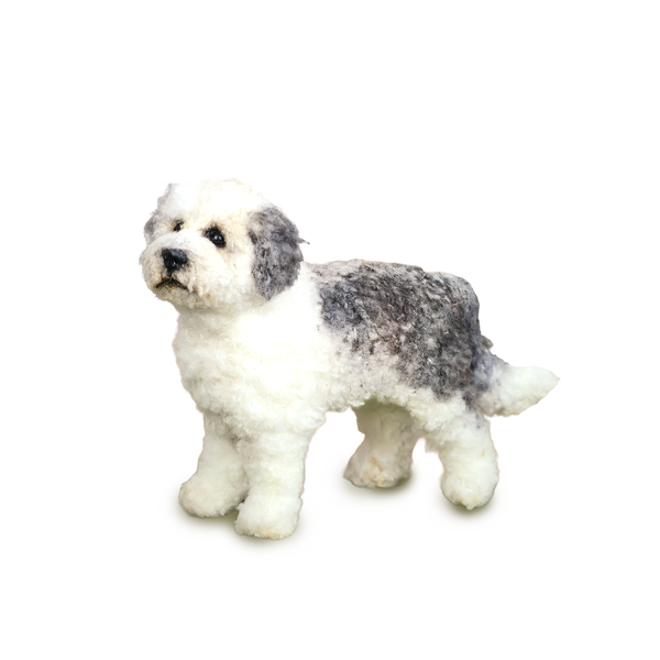 Takanashi Takumi Miniature Felted English Sheepdog Dog