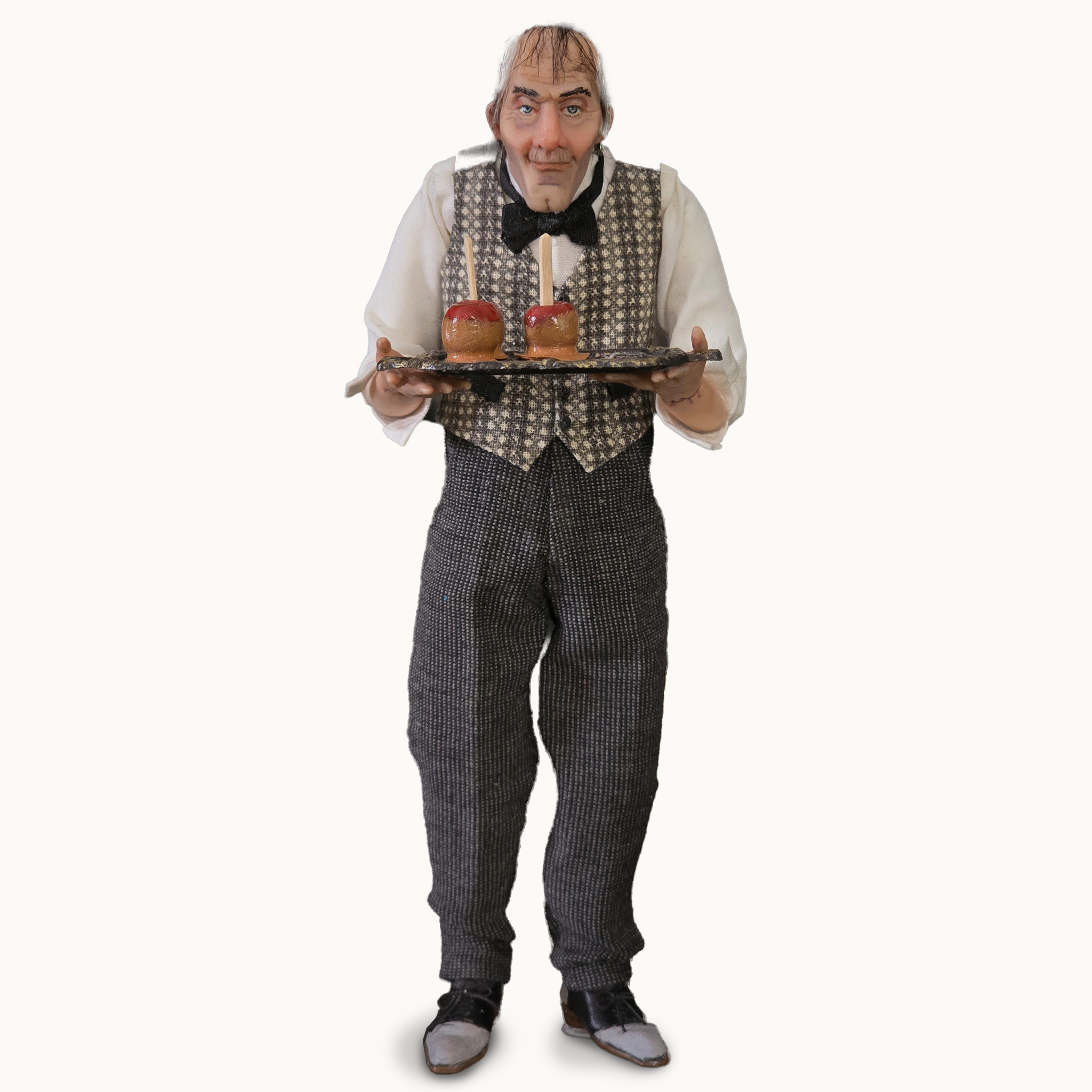 Artisan Dollhouse OOAK Miniature Art Creepy Gentleman Doll "Lurch" 1/12 Scale Sharon Cariola