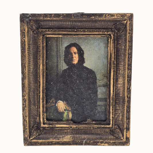 Professor Severus Snape Framed Print Distressed Aged Carved Frame