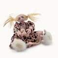 Load image into Gallery viewer, Creepy Seated Clay Little Girl Child Doll OOAK Vintage Hand Sculpted Dollhouse Miniature
