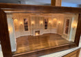 Load image into Gallery viewer, RARE Finished Custom Roger Gutheil c1984 Mahogany Living Room 1:12 Roombox OOAK
