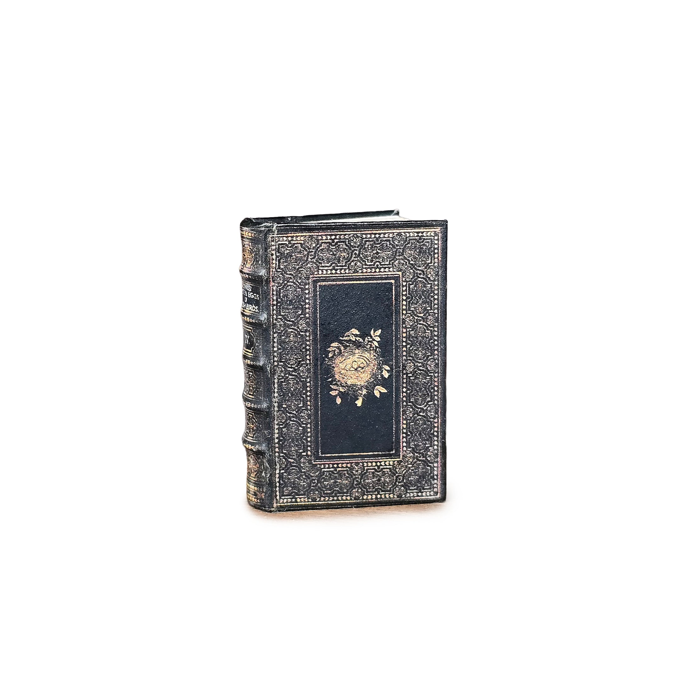 Decorative book with intricate design on a white background