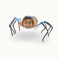 Load image into Gallery viewer, Anthropomorphic Spider Character Signed OOAK Vintage Miniature Dollhouse Art Doll
