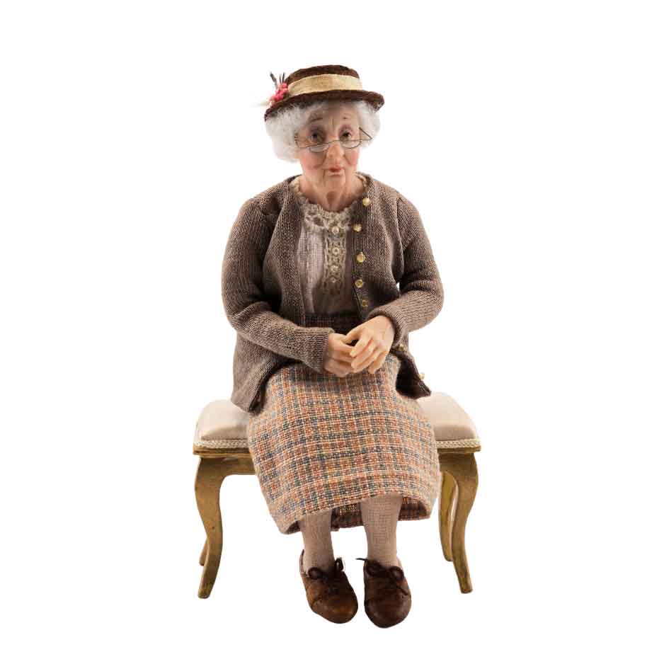 Julie Campbell IGMA Sweetly Seated Grandmother Character Doll