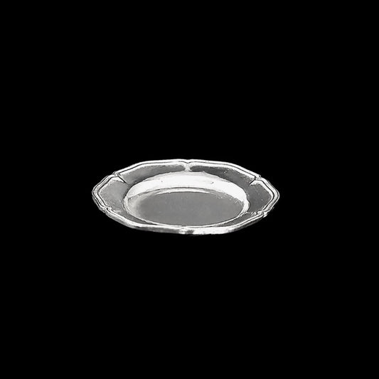 Dimitri Shevchenko Sterling Silver Serving Plate Dollhouse Miniature