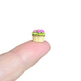 Load image into Gallery viewer, Randall Zadar Summer’s Bouquet Bronze Micro Flower Basket Figurine 1998
