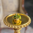 Load image into Gallery viewer, Randall Zadar Stacy’s Roses II Bronze Yellow Rose Basket Figurine 1999
