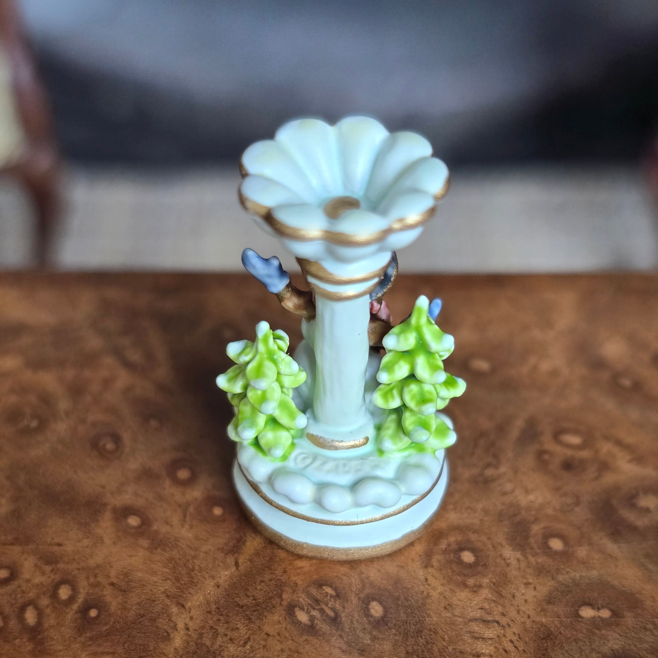 Randall Zadar Snowman Vase Bronze Christmas Figurine Retired 2015 #231