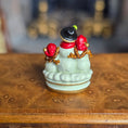 Load image into Gallery viewer, Randall Zadar Snowman Family Bronze Christmas Figurine Retired 2001 #65
