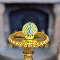 Load image into Gallery viewer, Randall Zadar Meissen Style Peacock Micro Bronze Figurine Retired 2015
