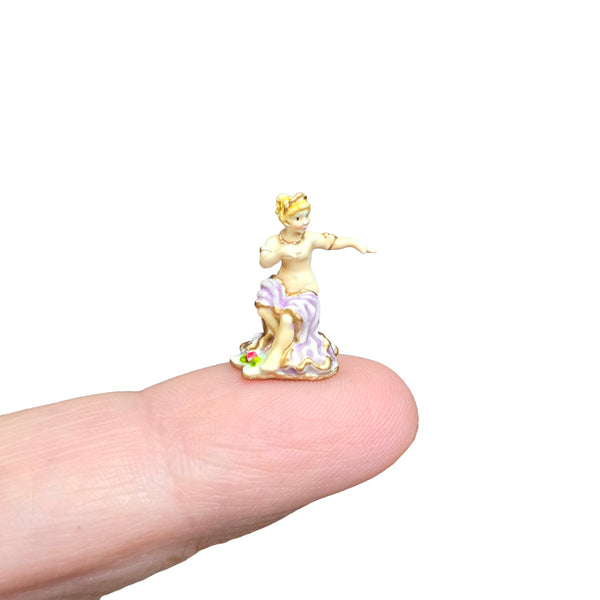 Randall Zadar Lady Meissen Style Bronze Micro Figurine Retired 2015