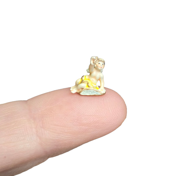 Randall Zadar 'Cupid with Jewelry' Micro Bronze Figurine Retired 2015