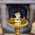 Load image into Gallery viewer, Randall Zadar 'Cupid with Flowers' Micro Bronze Figurine Retired 2015
