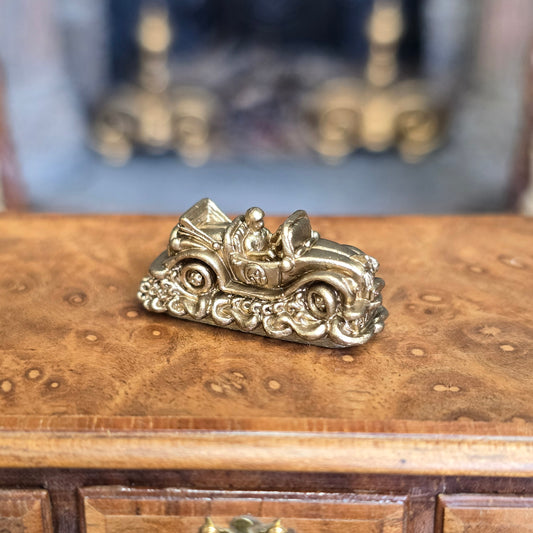 Randall Zadar Micro Racer Bronze Figurine Retired 2001 Roadster
