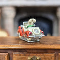 Load image into Gallery viewer, Randall Zadar Cool Little Cars #3 Mouse Car Bronze Figurine Retired 2006 Red & White
