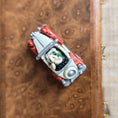 Load image into Gallery viewer, Randall Zadar Cool Little Cars #3 Mouse Car Bronze Figurine Retired 2006 Red & White
