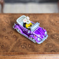 Load image into Gallery viewer, Randall Zadar Cool Little Cars #3 Mouse Car Bronze Figurine Retired 2006 Purple
