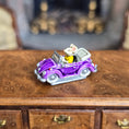 Load image into Gallery viewer, Randall Zadar Cool Little Cars #3 Mouse Car Bronze Figurine Retired 2006 Purple
