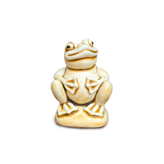 Randall Zadar Ivory Frog One Bronze Figurine Retired 2009 #148