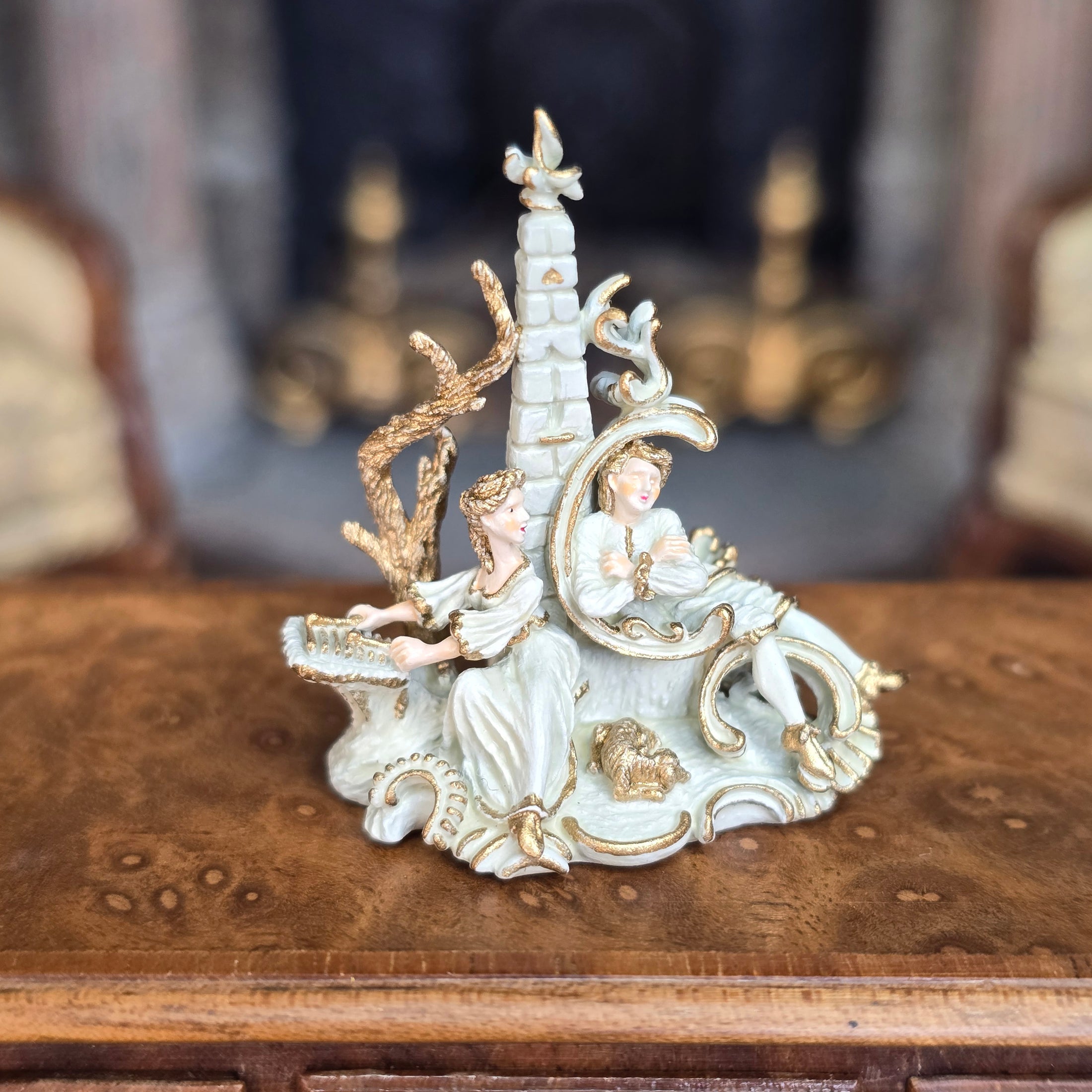 Randall Zadar Sleeper Awakened Classic White Bronze Figurine Retired 1997 #29