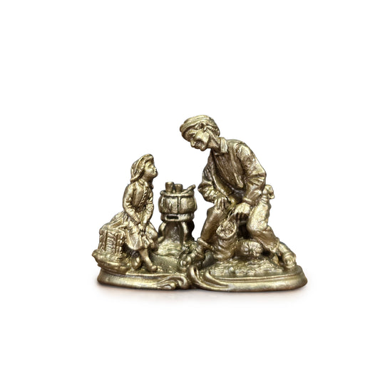 Randall Zadar Grandpa's Story Bronze Figurine Retired 1995 #19