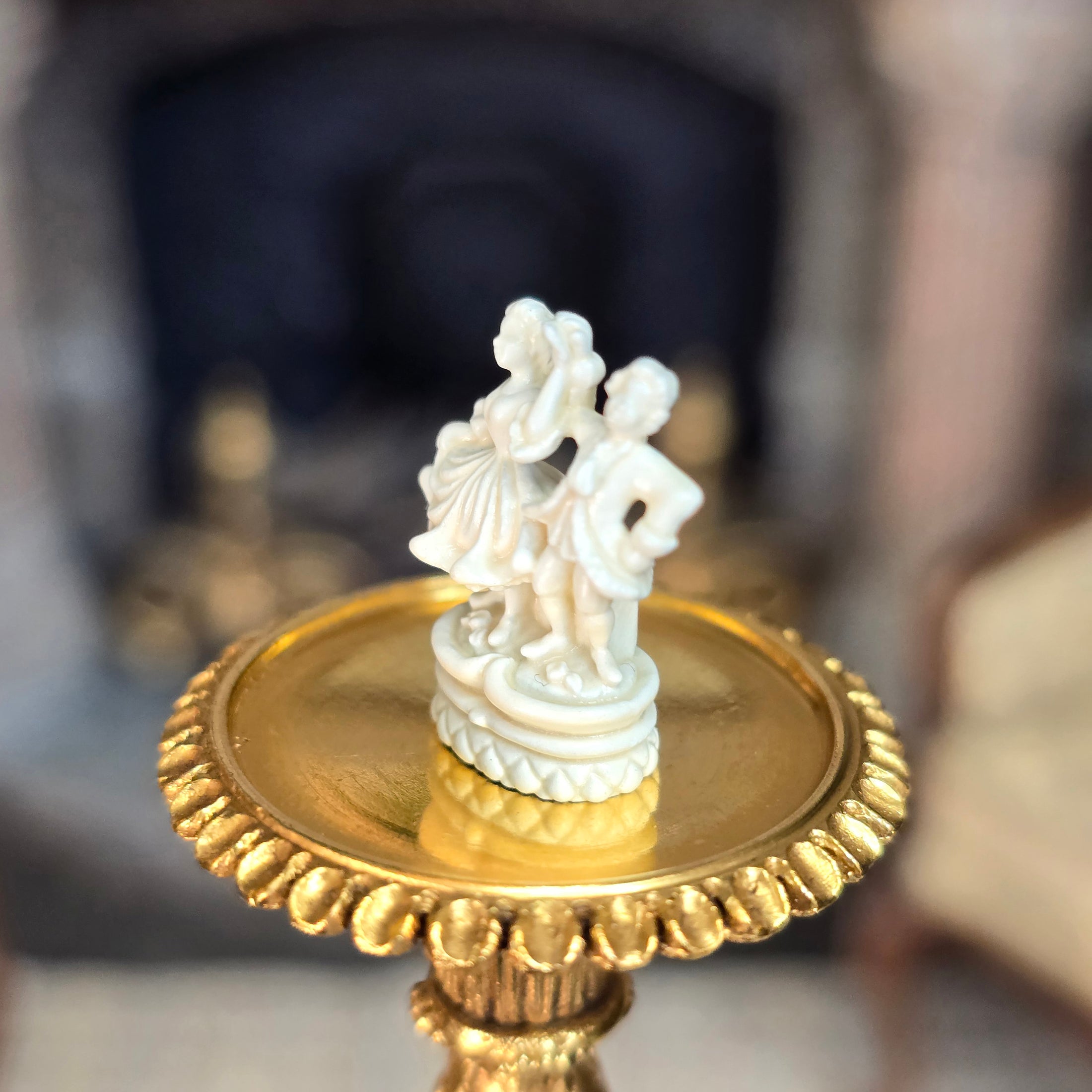 Randall Zadar The Dance Bronze Figurine Retired 2001 Studio White #63