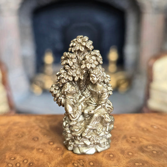 Randall Zadar Shepherdess Natural Bronze Retired Micro Miniature 2001 #66