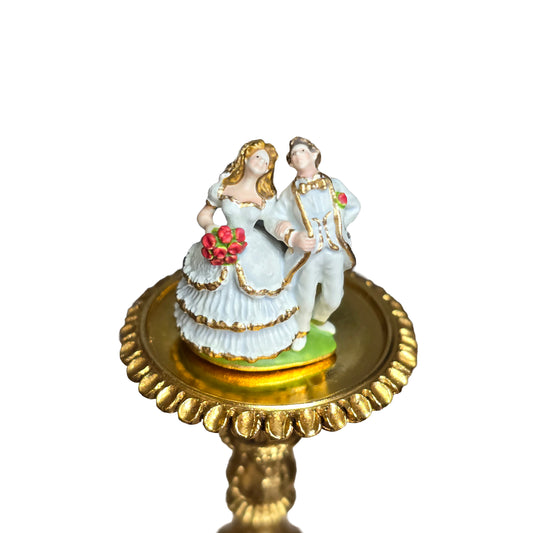 Randall Zadar Just Married Retired Bronze Micro Miniature Figurine 2009 #152