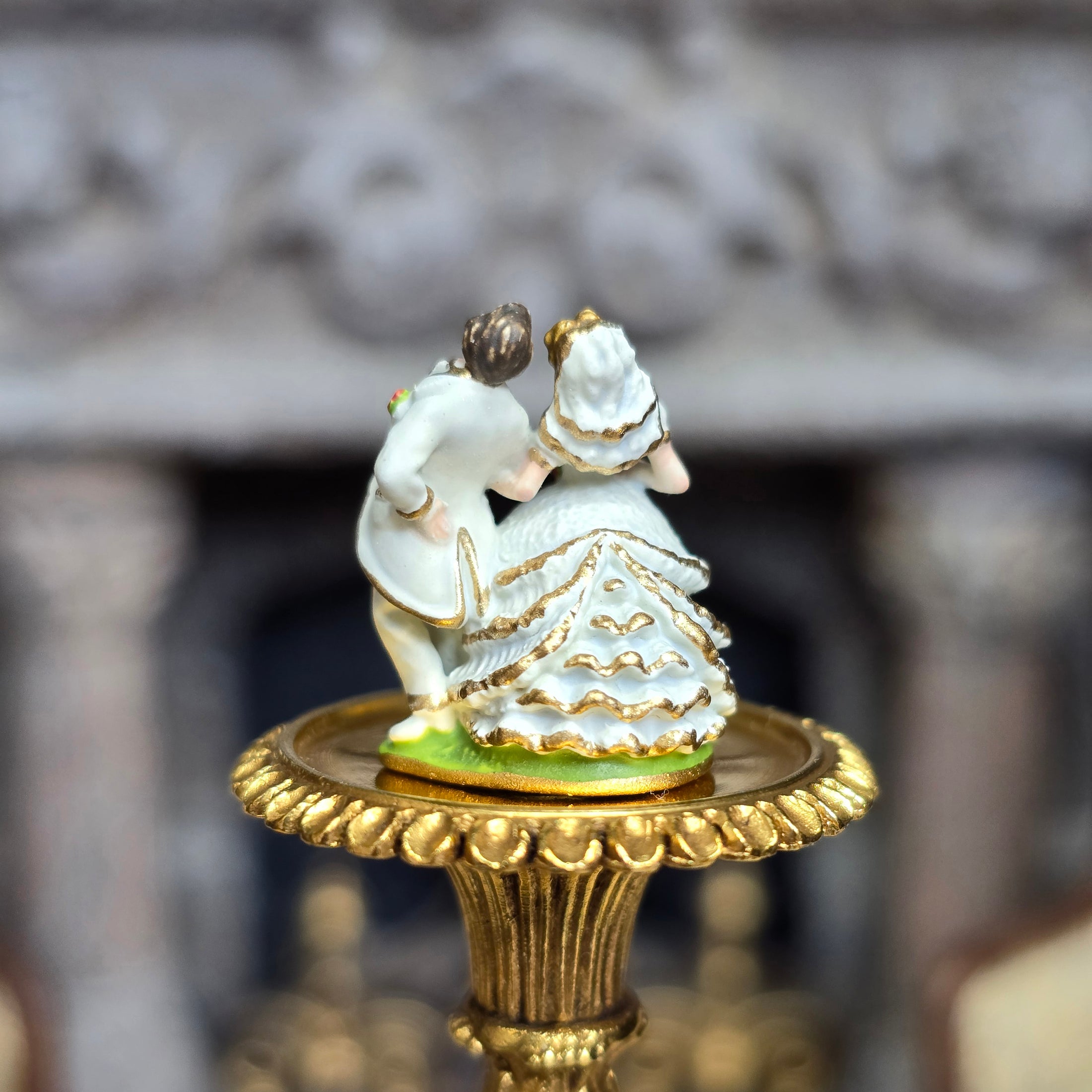 Randall Zadar Just Married Retired Bronze Micro Miniature Figurine 2009 #152