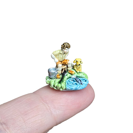 Randall Zadar The One That Got Away Retired Bronze Micro Miniature 2001 #62