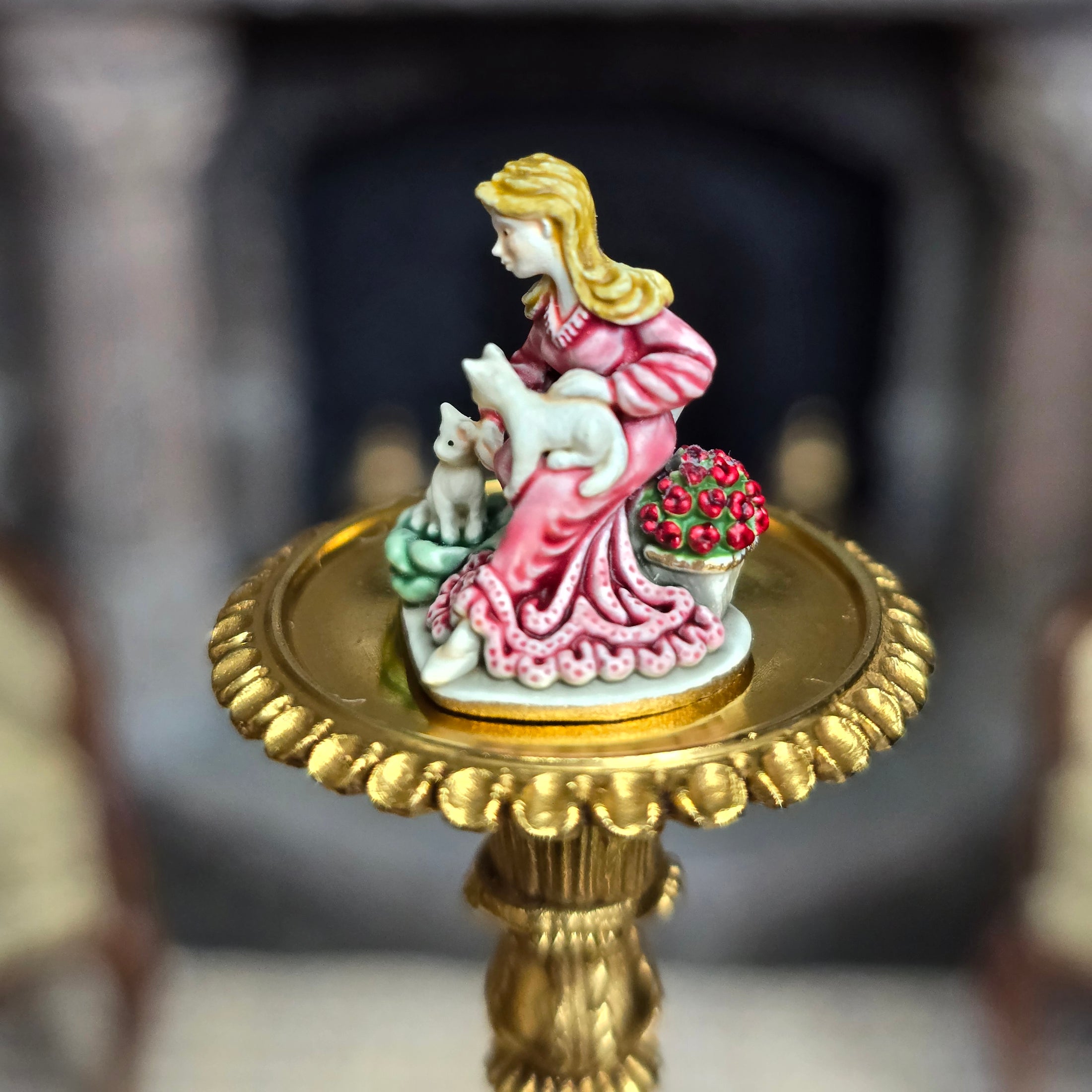 Randall Zadar Miss Glamour Retired Bronze Micro Miniature First Signed 2003 #73