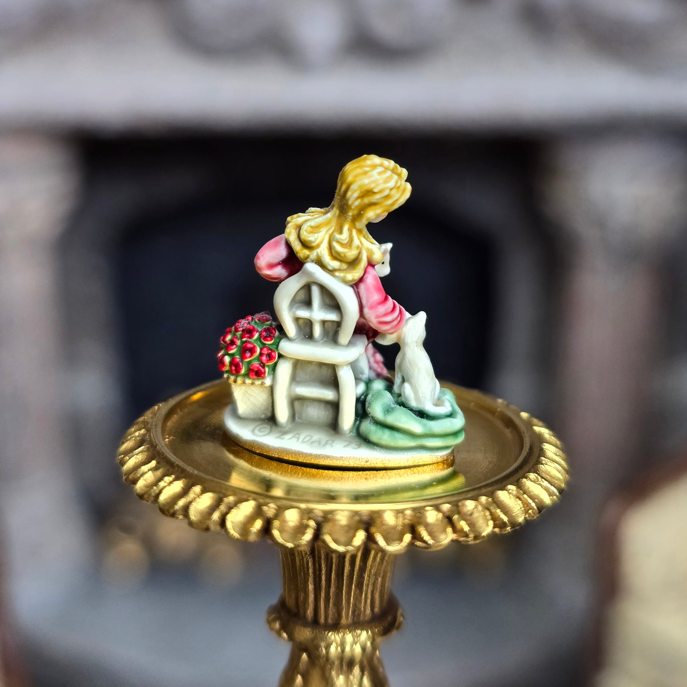 Randall Zadar Miss Glamour Retired Bronze Micro Miniature First Signed 2003 #73