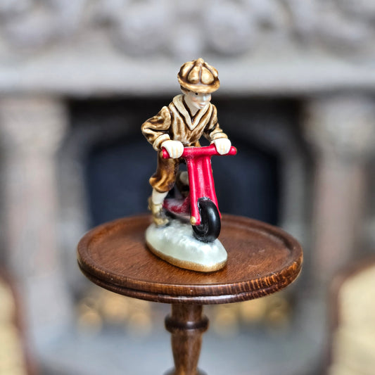 Randall Zadar Scooter Kid Retired Bronze Micro Miniature 2002 #69