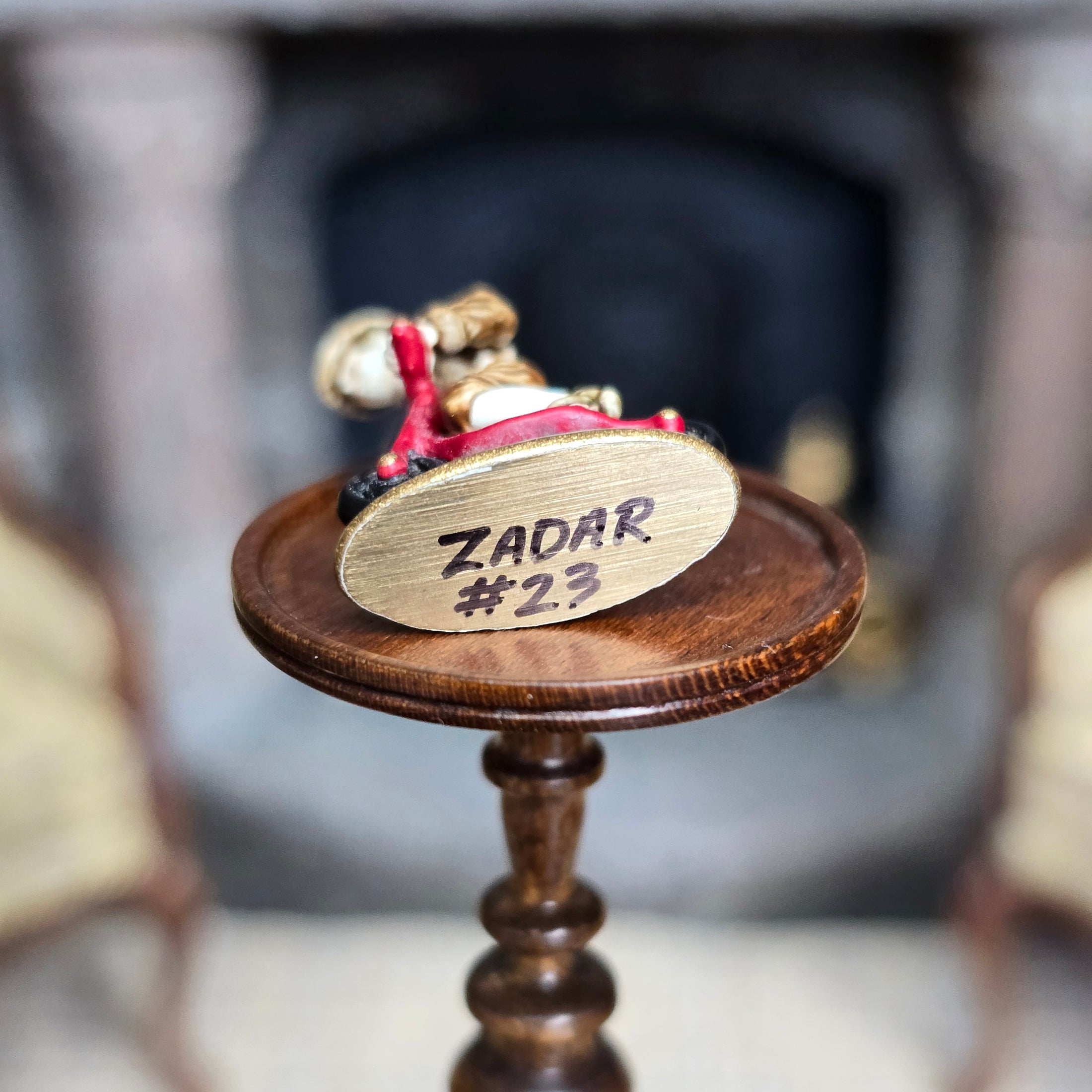 Randall Zadar Scooter Kid Retired Bronze Micro Miniature 2002 #69