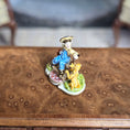 Load image into Gallery viewer, Randall Zadar Go-Fetch Retired Bronze Micro Miniature 1999 #43 Boy with Dog
