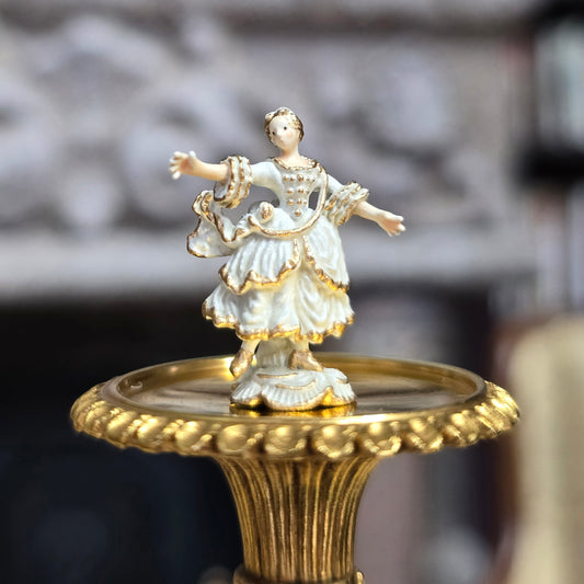 Randall Zadar Dancer Camargo Retired Bronze Micro Miniature 2004 #88 Classic White