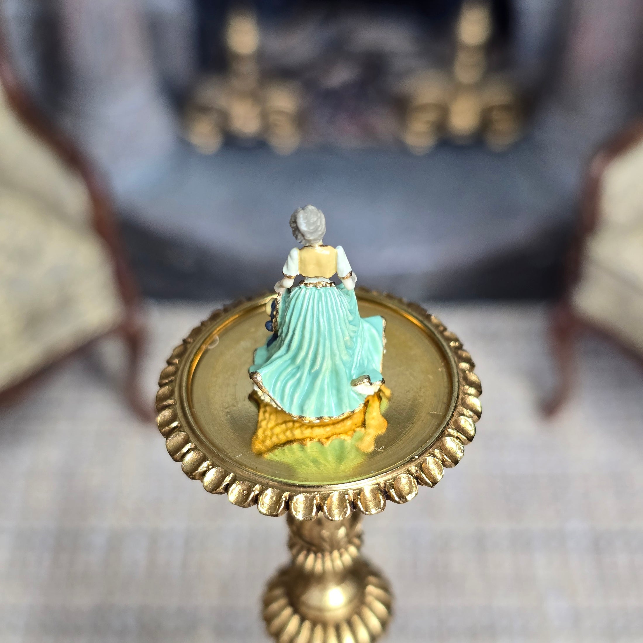 Randall Zadar Afternoon Stroll Retired Bronze Micro Miniature 1999 #39