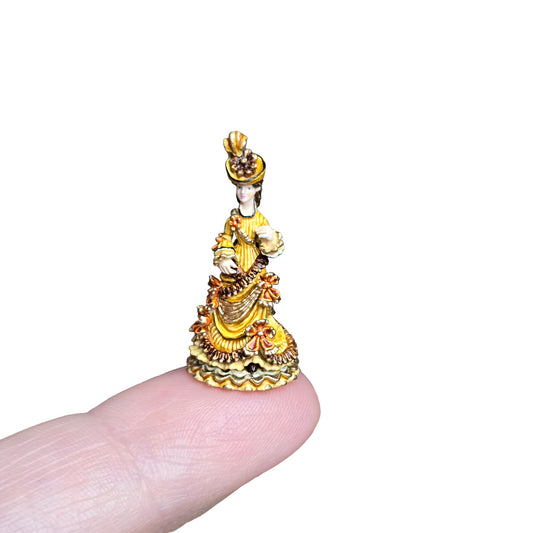 Randall Zadar Victorian Elegance Retired Bronze Micro Miniature 1997 #28