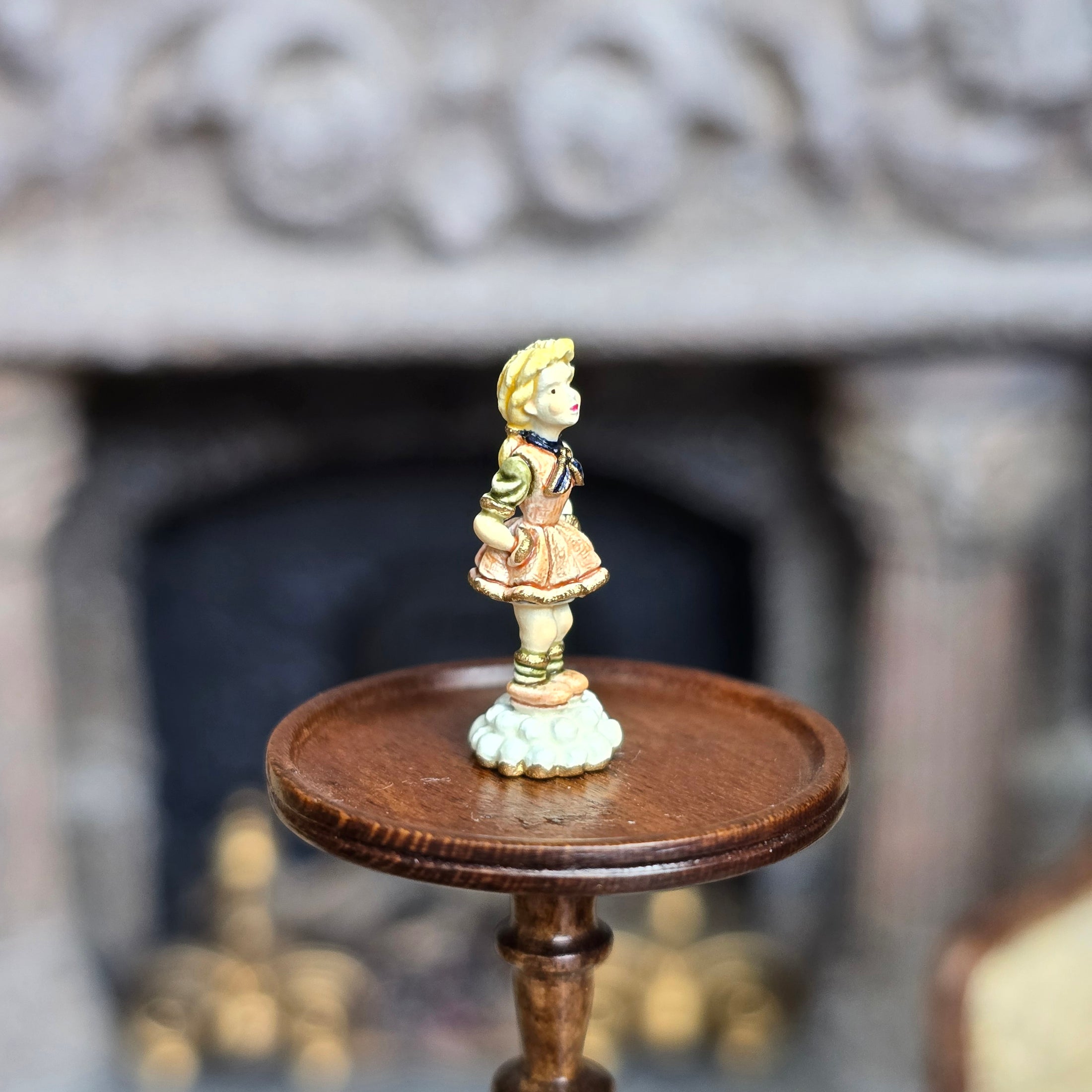 Randall Zadar Alpine Girl Retired Bronze Micro Miniature 1999 First Signed #42