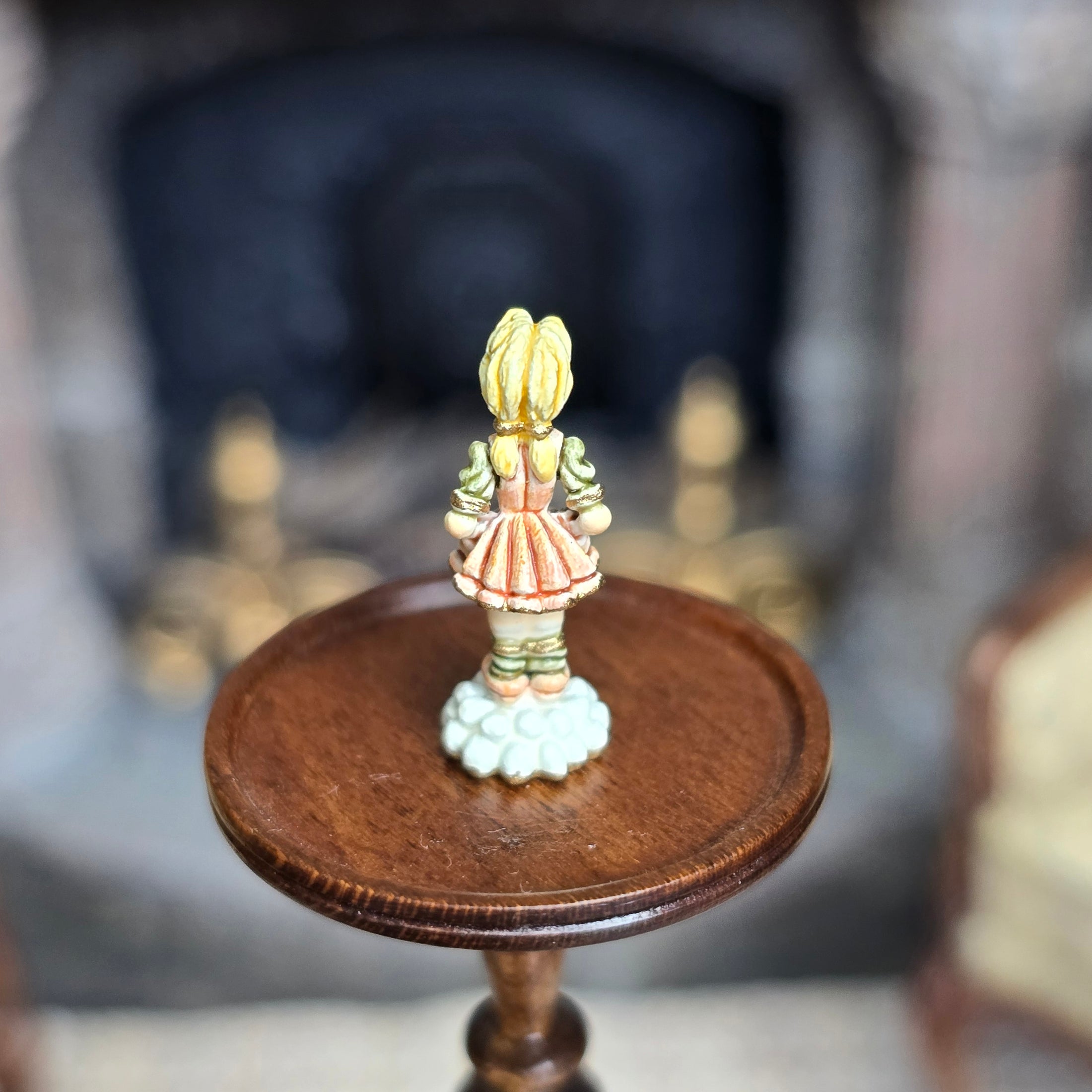 Randall Zadar Alpine Girl Retired Bronze Micro Miniature 1999 First Signed #42