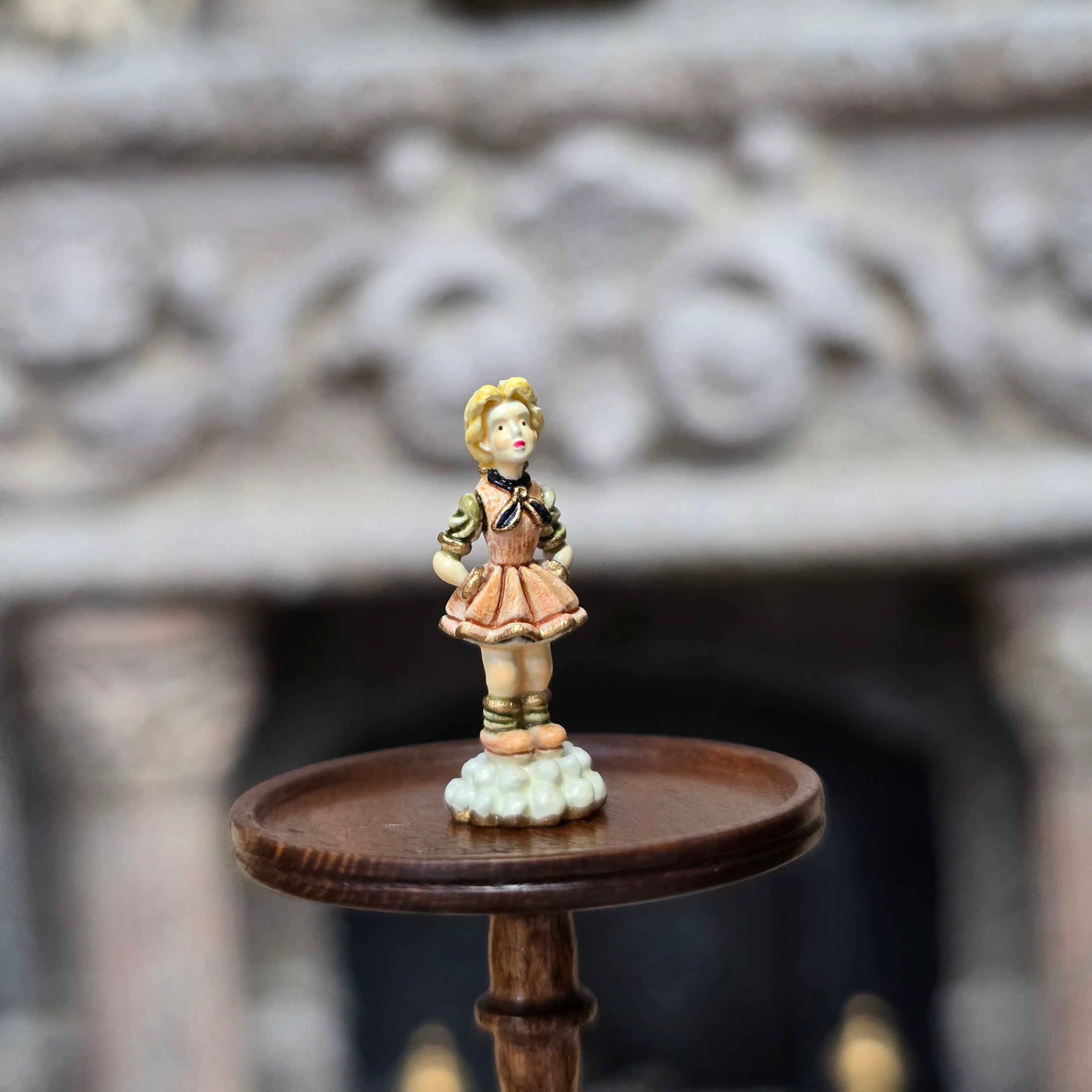 Randall Zadar Alpine Girl Retired Bronze Micro Miniature 1999 First Signed #42