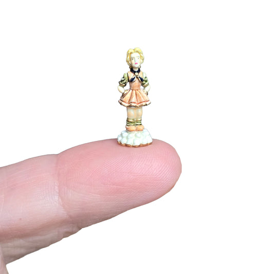Randall Zadar Alpine Girl Retired Bronze Micro Miniature 1999 First Signed #42