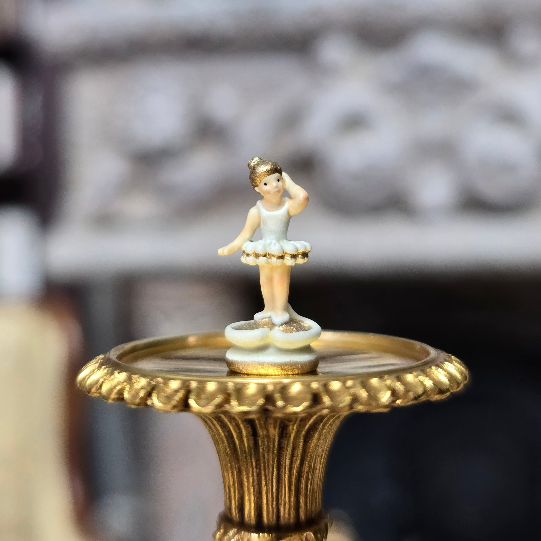 Randall Zadar Little Ballerina Retired Bronze Micro Miniature 2001 #58