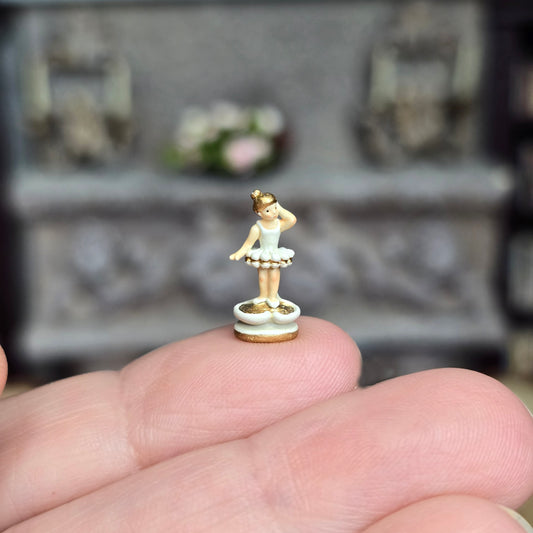 Randall Zadar Little Ballerina Retired Bronze Micro Miniature 2001 #58