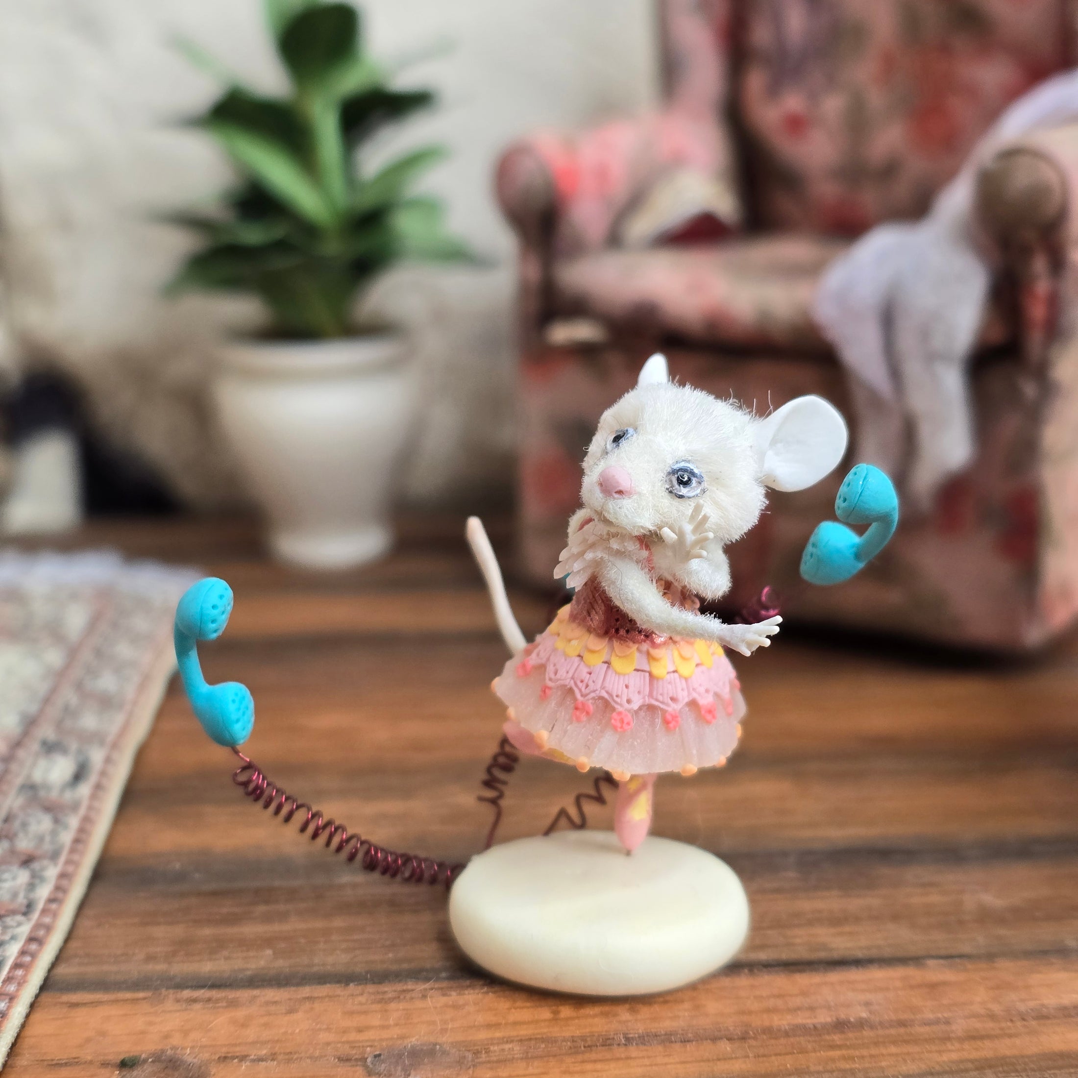 Aleah Klay “Miniature Mouse Dancer” Phone Series OOAK 2015