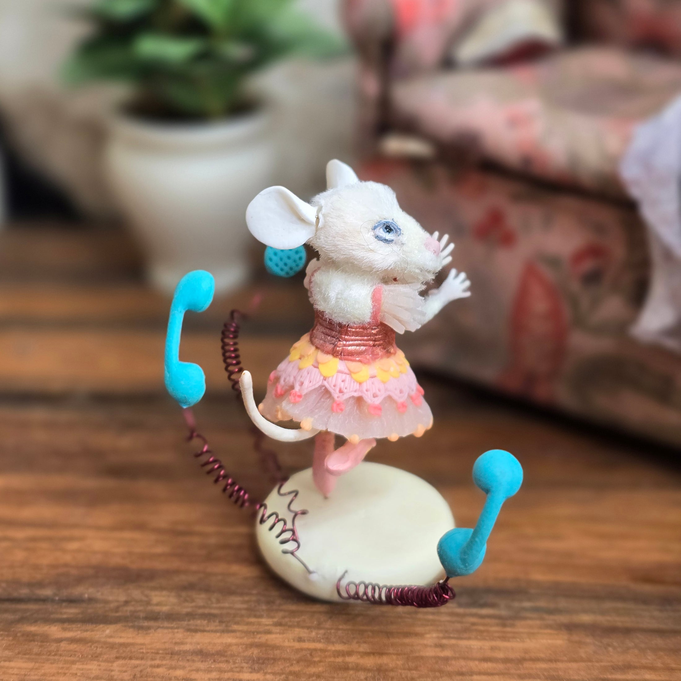 Aleah Klay “Miniature Mouse Dancer” Phone Series OOAK 2015